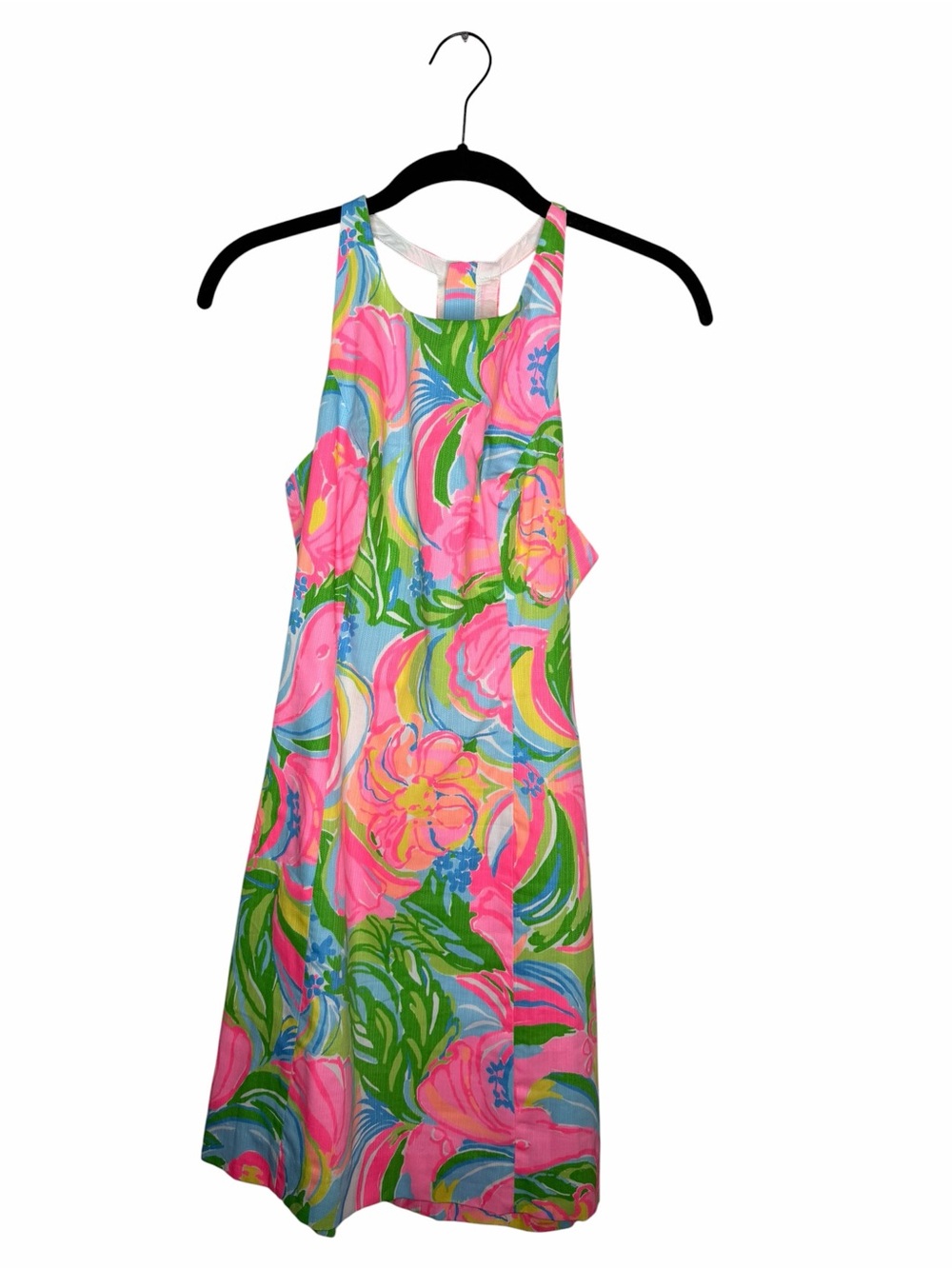 LILLY PULITZER / Grayes Shift T-back Mini Dress in So A Peeling Pink Floral / 0